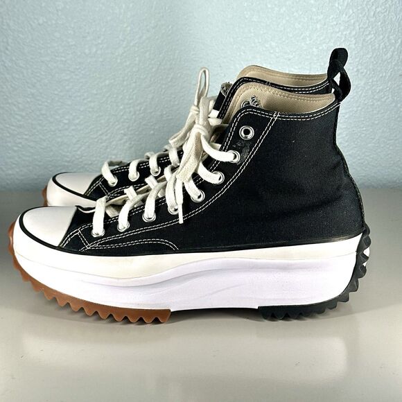 Converse Run Star Hike Men's Size 10 Black High Top Sneakers Shoes 166800C - Picture 5 of 16